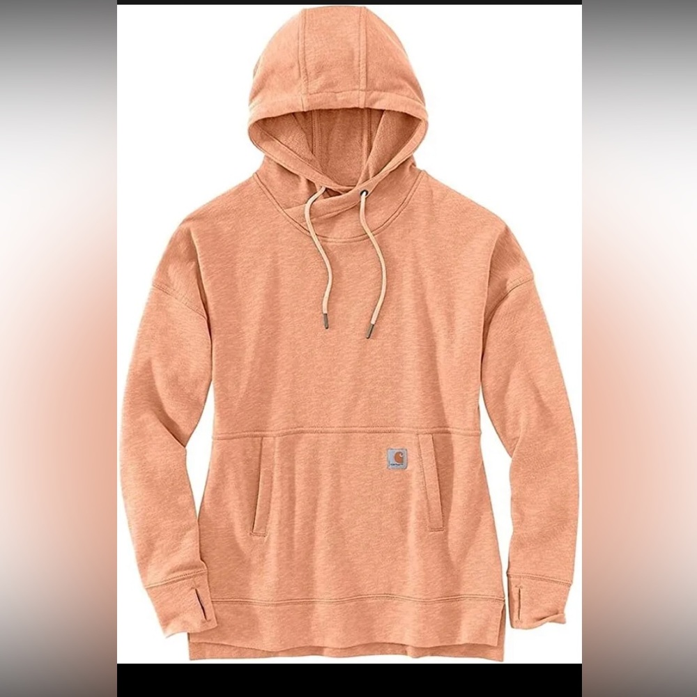 NWT Carhartt Women's Hoodie 103591 Sunset Heather Small (4/6) - Picture 1 of 5